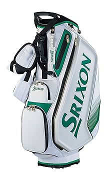 Srixon キャディバッグ ホワイト/グリーン dショッピング |ダンロップ SRIXON キャディバッグ グリーン